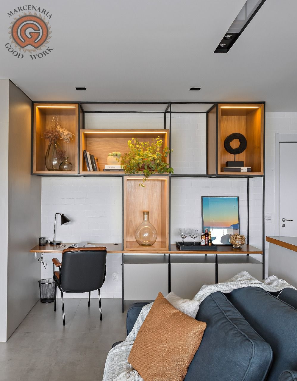 Estante-Home Office-Industrial- Lâmina Natural Freijo-Mdf Chamois-Arauco- Marcenaria Good Work-Fotos Profissionais-2-compress.jpeg