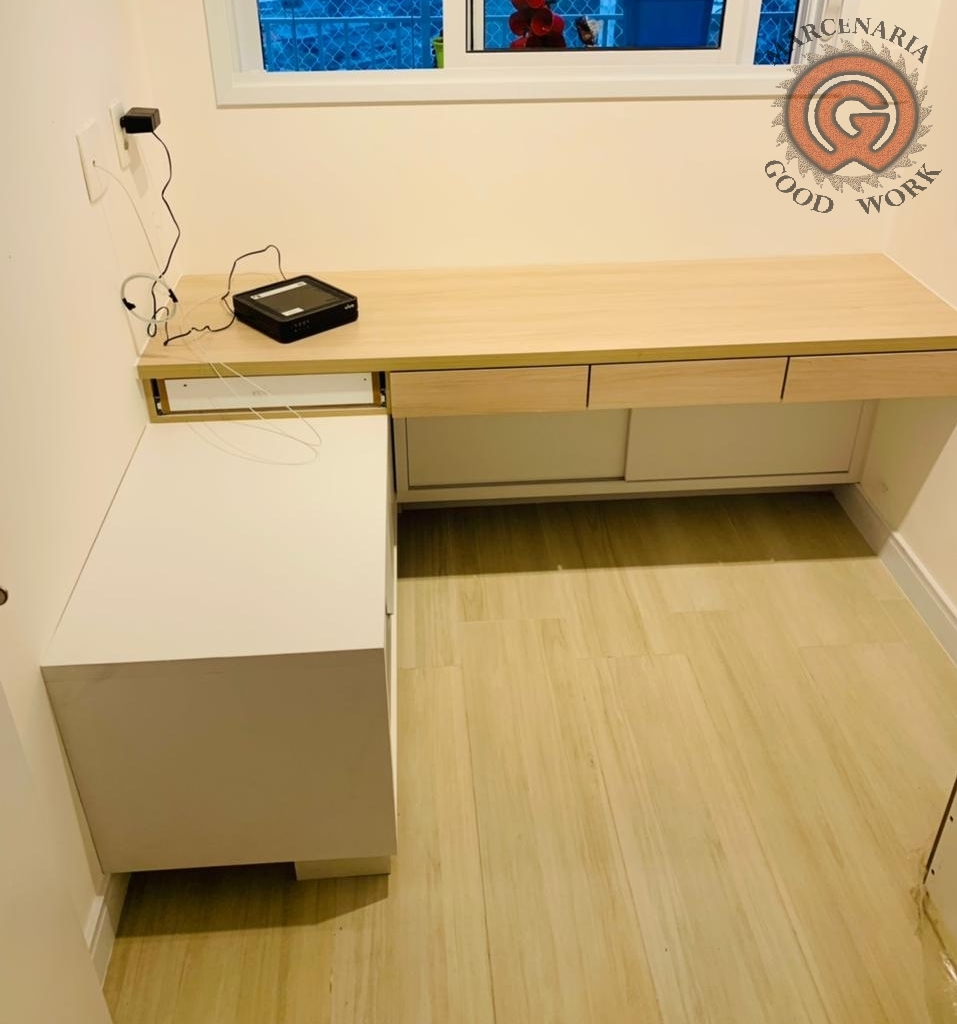 Home Office-Sob Medida-Mdf Branco Diamante-Mdf Ciliegio-Marcenaria Good Work.png