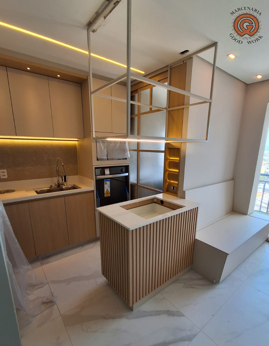 Cozinha-Sob Medida-Mdf Carvalho Malva-Duratex-Mdf Beige-Arauco-Marcenaria Good Work.png