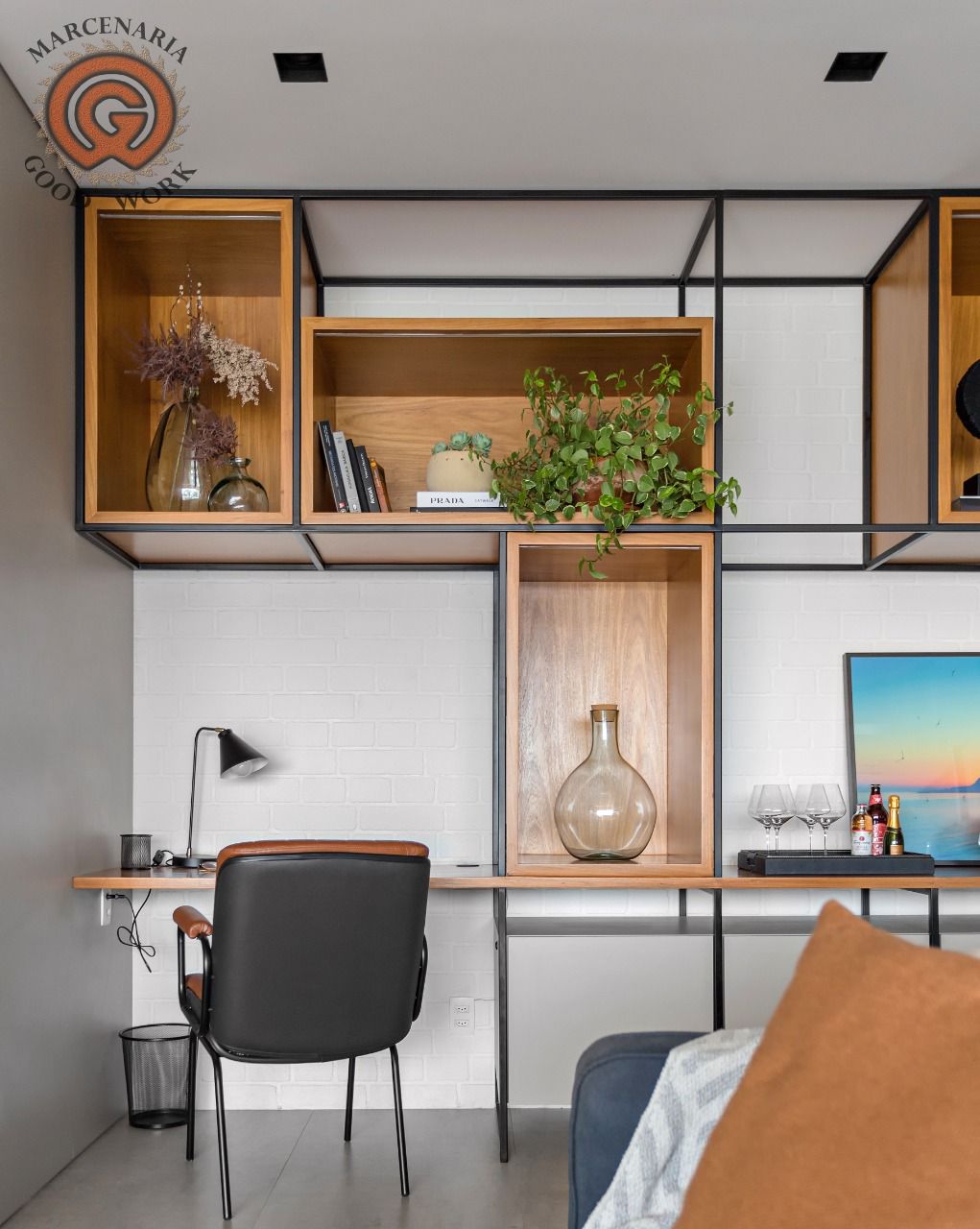 Estante-Home Office-Industrial- Lâmina Natural Freijo-Mdf Chamois-Arauco- Marcenaria Good Work-Fotos Profissionais-4-compress.jpeg