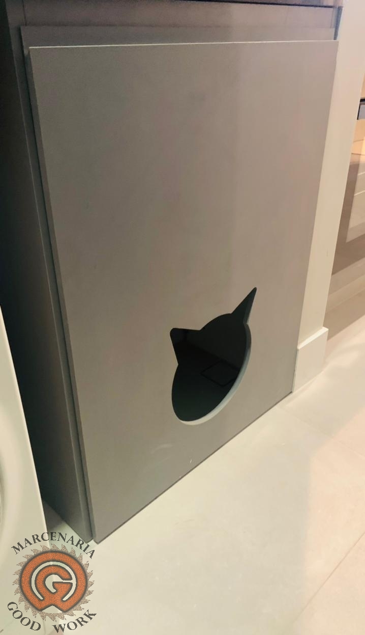 Casinha do Gato-Sob Medida-Mdf Cinza Cristallo-Marcenaria Good Work.png