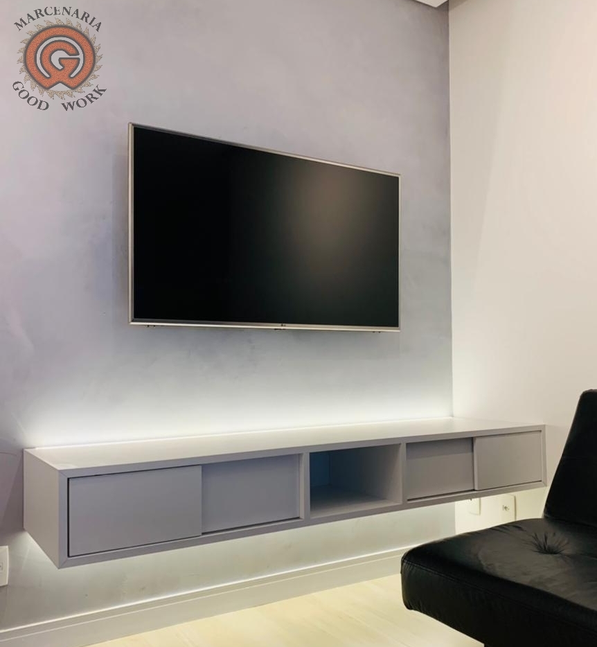 Rack-Sala-Sob Medida-Mdf Branco Diamante-Marcenaria Good Work.png