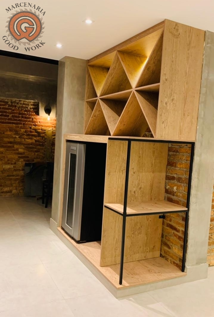 Restaurante-Aparador para frigobar-Mdf Quênio Rústico-Serralheria-Preto Ebano Chess-Marcenaria Good Work-5.png